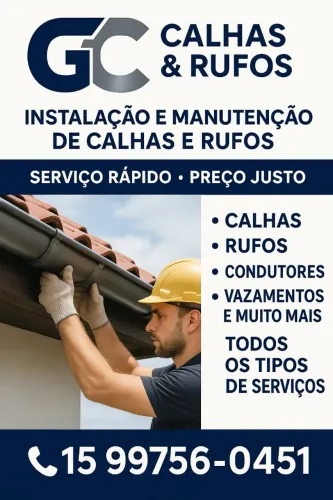 Calhas e rufos 