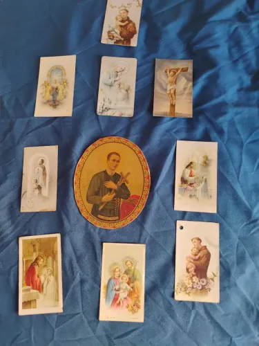 Santinhos Antigos ( kit com 10)