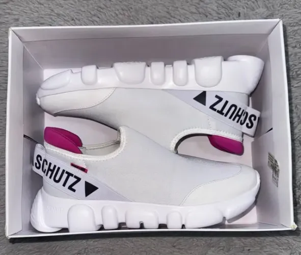 Tênis Schutz Print Neoprene Branco Original 