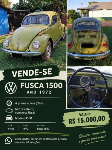 Volkswagen Fusca 1300 1972