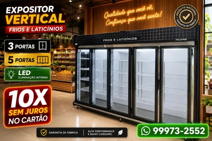 Auto serviço expositor pra frios e laticínios novos em 10x sem juros na promoção confira