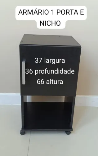 Armário de 1 Porta e Nicho Novo