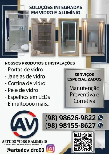 Manutenção em vidros... Vidraceiro
