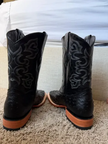 Bota J.B Dillon couro de avestruz 