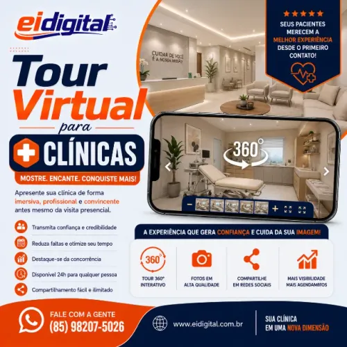 Tour Virtual 360° para Clínicas e Consultórios - Valorize sua Estrutura