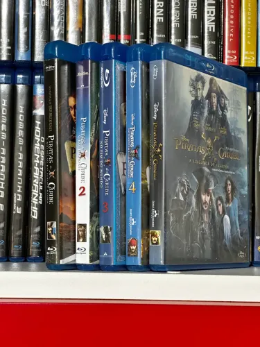 Coleção Piratas do Caribe Blu-Ray