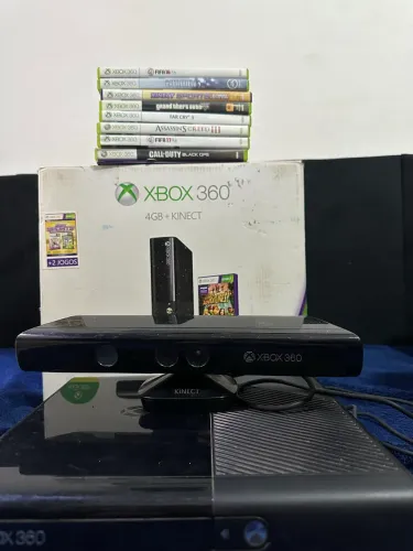 Xbox 360 slim (500gb de HD) + Kinect