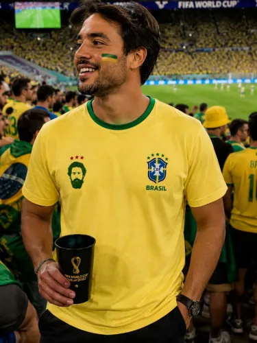 Camisa Brasil Lula dryfit