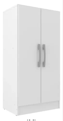 Armário Multiuso 2 Portas Branco