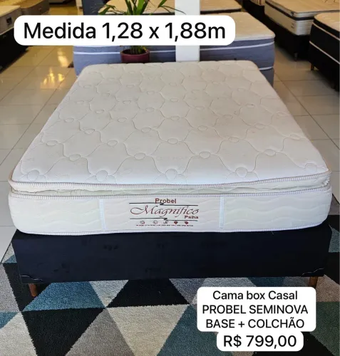 Cama de Casal Probel seminova - Entrego!