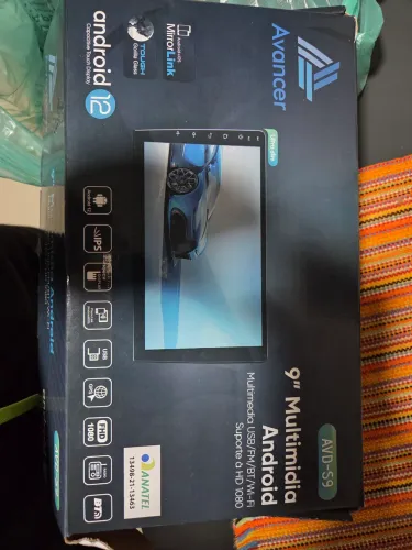 Multimidia Android 9" Com Moldura de Mobi