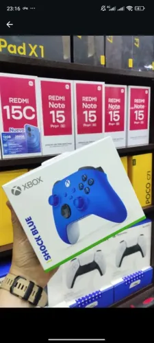 CONTROLE DE XBOX AZUL/VERDE