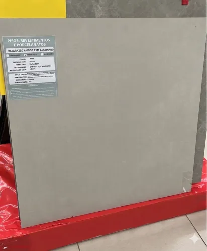 Porcelanato Elizabeth Cinza Matarazzo 70x70 Acetinado - 4,90m² (2 Cx Lacradas)