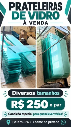 Venda pratileira vidro