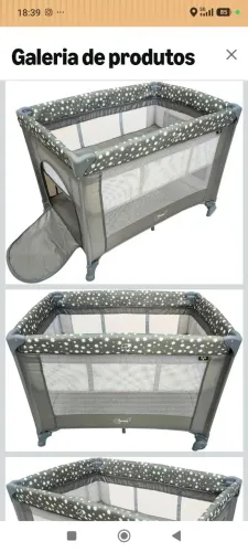 Berço Portátil Lume Max Baby ( Novo )