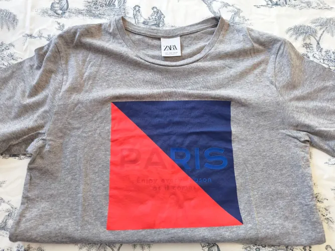 Camiseta Zara original masculino Tam P
