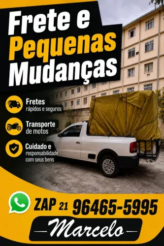 Fretes, pequenas Mudanças, Viagens urgentes 24 horas Barra Recreio Jacarepaguá