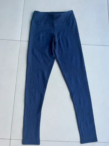 Calça legging de academia texturizada NOVA