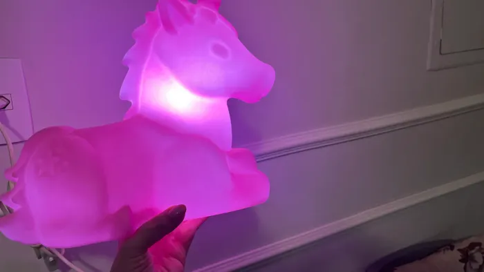 Abajur de unicórnio 