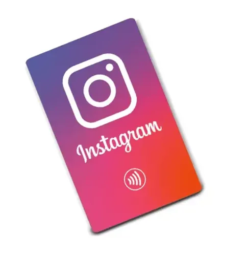 Cartão NFC Instagram - Divulgação de Perfil