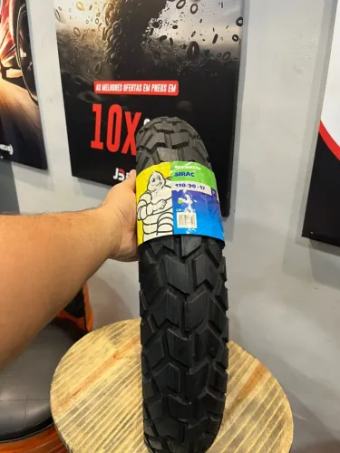 Pneu 110/90-17 Michelin Sirac o melhor da categoria com mais durabilidade e dirigibilidade