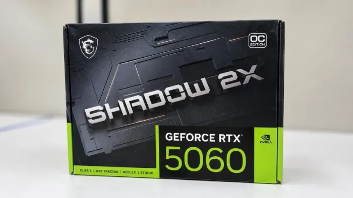CAIXA RTX 5060 MSI SHADOW