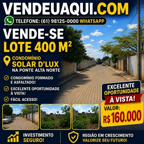 Solar D'Lux Ponte Alta, Oportunidade!