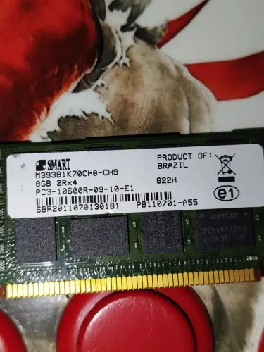 Memória ram DDR3 8 GB ECC Smart 10600R 1333 MHz 