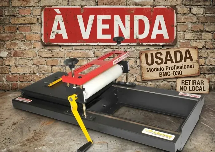 Máquina de Corte e Vinco Manual Profissional BMC-030