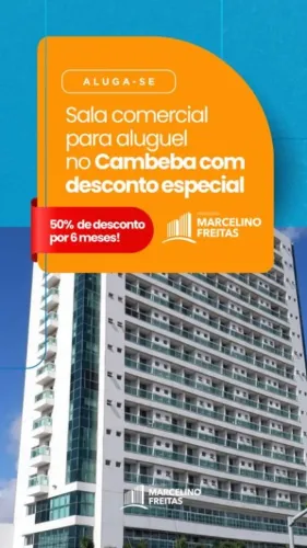 Sala para alugar, 25 m² por R$ 1.908,28/mês - Cambeba - Fortaleza/CE