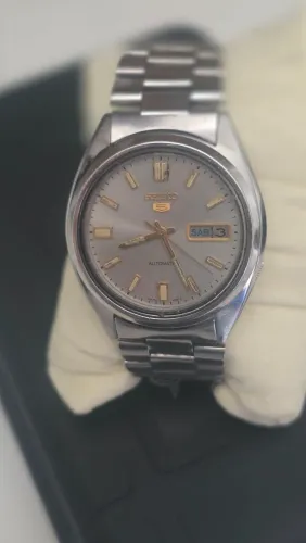 Relógio Seiko 5 Automático Vintage Original - Japonês - Aço Inoxidável
