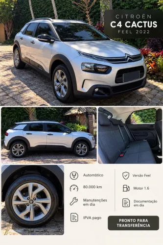 Citroen C4 Cactus Feel 1.6 16V Flex Aut. 2022
