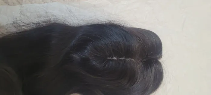 Topo Capilar Fio 100% Natural com clipe tic-tac (Novo sem uso, com Nota Fiscal)