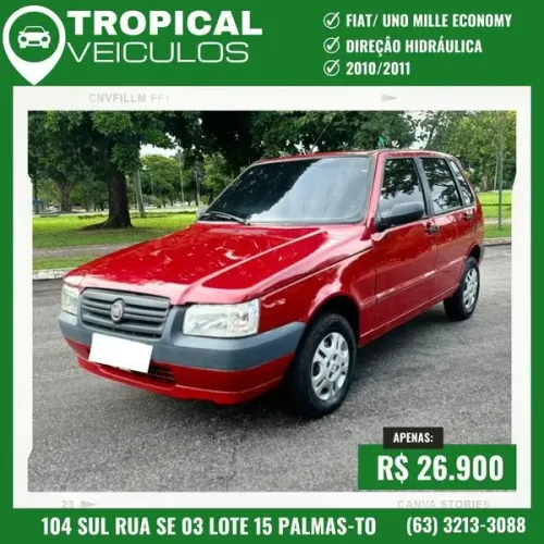 Fiat Uno Mille 1.0 Fire/ F.flex/ Economy 4P 2011