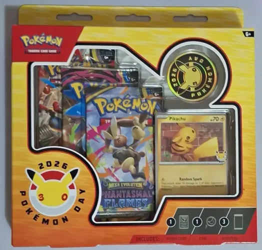 Box de 30 Anos de Pokémon - Coleção Dia de Pokémon 2026 (Inglês)