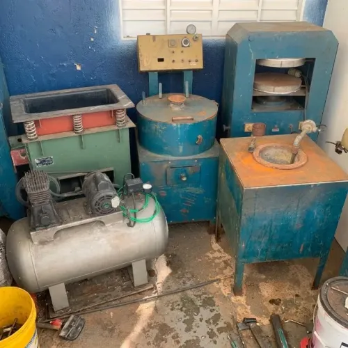 Kit Fundicao Zamac E Bijuterias Baixa Fusao Cajol + Compressor