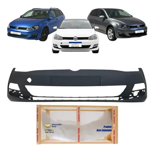 Parachoque Dianteiro Vw Golf Variant 2014 A 2017 Preto