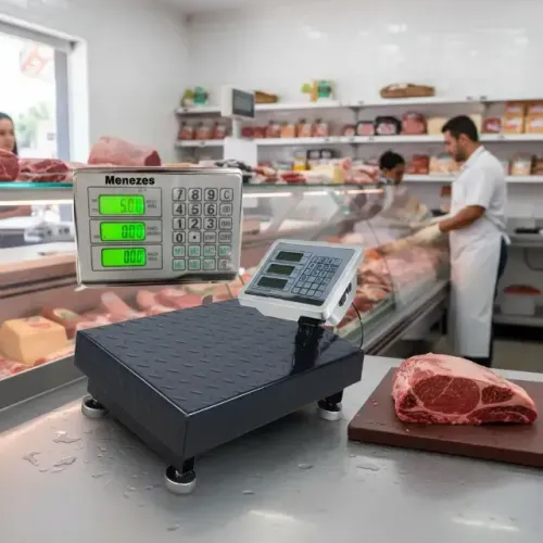 Balança Digital Para Pesar Caixas 700kg Sem Mastro 45x60cm $899