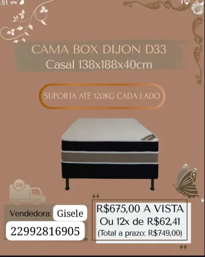 Cama box de casal