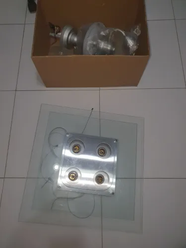 Lustre e ventilador de teto de luxo