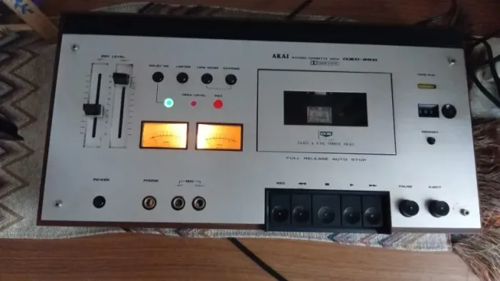 AKAI GXC-39D - Tape Deck Cassete Vintage Japonês - Funcionando - Excelente Estado