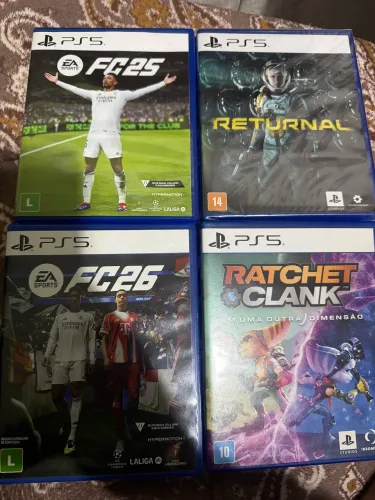 JOGOS PS5 - FC 25, FC 36, RETURNAL, RACTCHET CLANK