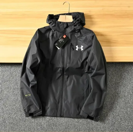 Jaqueta Under Armour Impermeável Cinza C/ Capuz