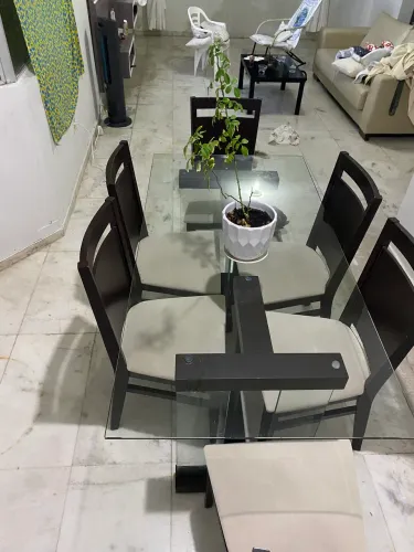 Mesa de Vidro Jacaúna 