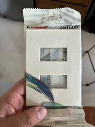 Placa Espelho Legrand Arteor 1+1 4x2 White