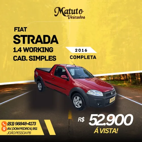 Fiat Strada Working 1.4 MPI Fire Flex 8V CS 2016