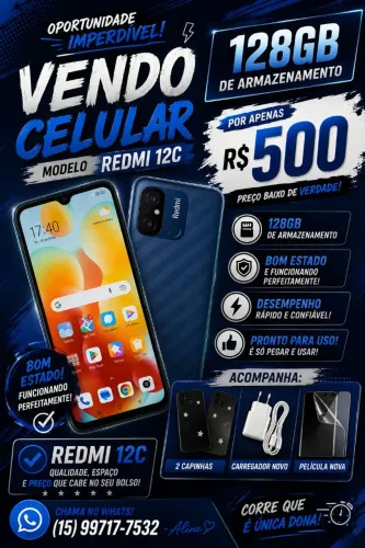 Vendo celular Redmi 12C