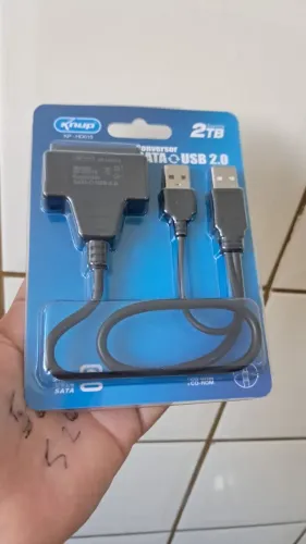Adaptador Conversor SATA para USB 2.0 Knup KP-HD015