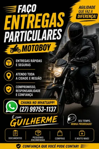 Motoboy (entregas particulares)