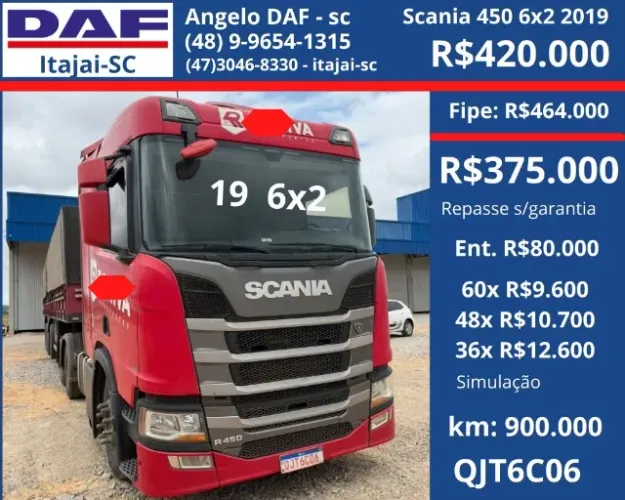 Scania R450 6x2 2019